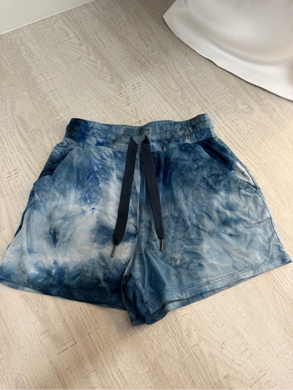 Kyodan Blue Tie-Dye Women's Drawstring Shorts